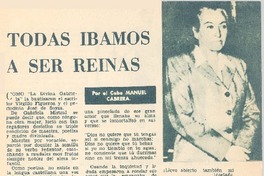 Todas íbamos a ser reinas Todas íbamos a ser reinas