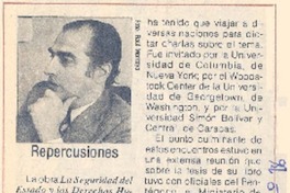 Repercusiones. Repercusiones.