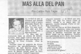 Más allá del pan Más allá del pan