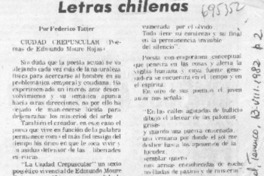 Letras chilenas