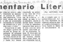 Comentario literario Comentario literario