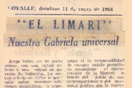 Nuestra Gabriela universal Nuestra Gabriela universal
