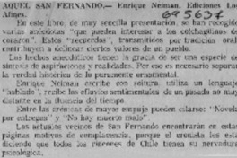 Aquel San Fernando.