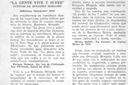 La gente vive y sufre La gente vive y sufre