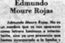 Edmundo Moure Rojas Edmundo Moure Rojas