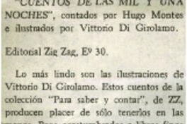 Cuentos de las mil y una noche. Cuentos de las mil y una noche.