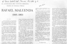 Rafael Maluenda (1885-1963) Rafael Maluenda (1885-1963)