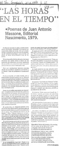 Las horas en el tiempo
