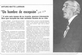 Un hombre de excepción. Un hombre de excepción.