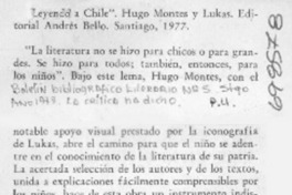 Leyendo a Chile". Leyendo a Chile".