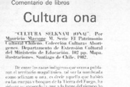 Cutura ona Cutura ona