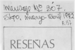 Reseñas.