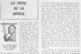 La pista de la noticia La pista de la noticia