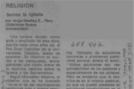 Somos la iglesia Somos la iglesia