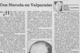 Con Neruda en Valparaíso Con Neruda en Valparaíso
