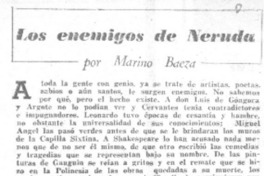 Los enemigos de Neruda