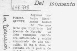 Poema quince.