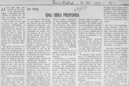 Una obra profunda Una obra profunda