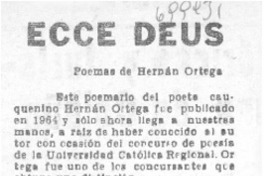 Ecce deus