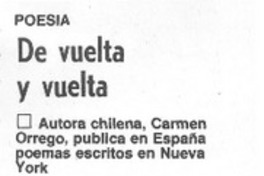 De vuelta y vuelta.