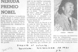 Neruda Premio Nobel. Neruda Premio Nobel.