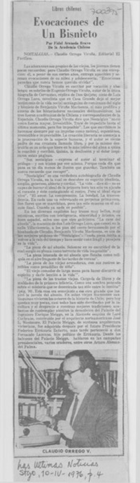 Evocaciones de un bisnieto