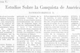 Estudios sobre la conquista de América Estudios sobre la conquista de América