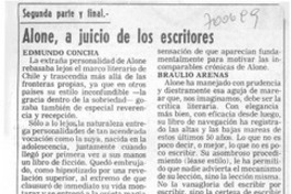 Alone, a juicio de los escritores (segunda parte y final). Alone, a juicio de los escritores (segunda parte y final).