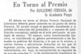 En torno al premio En torno al premio