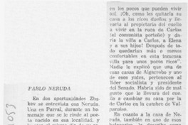 Pablo Neruda. Pablo Neruda.