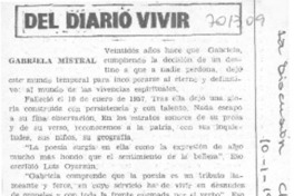 Gabriela Mistral