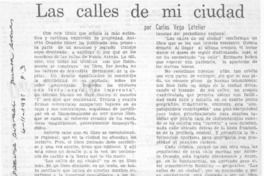 Las calles de mi ciudad