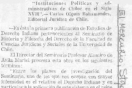 Instituciones políticas y administrativas de Chiloé en el siglo XVII.