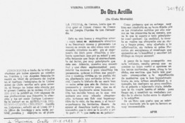 De otra arcilla De otra arcilla