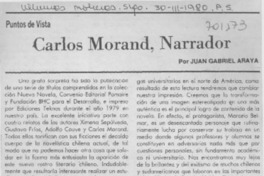 Carlos Morand, narrador Carlos Morand, narrador