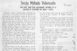 Sergio Mellado Valenzuela Sergio Mellado Valenzuela