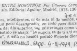 Entre nosotros.