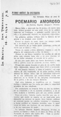 Poemario amoroso