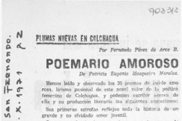 Poemario amoroso