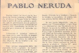 Pablo Neruda. Pablo Neruda.