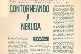 Contorneando a Neruda Contorneando a Neruda