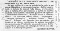 Historia de la literatura infantil" Historia de la literatura infantil"