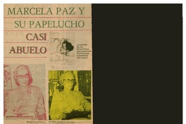 Marcela Paz y su Papelucho casi abuelo. Marcela Paz y su Papelucho casi abuelo.