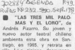 "Las Tres mil palomas y el loro". "Las Tres mil palomas y el loro".