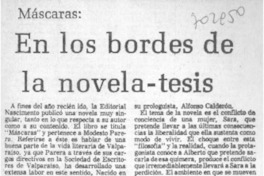 En los bordes de la novela-tesis En los bordes de la novela-tesis