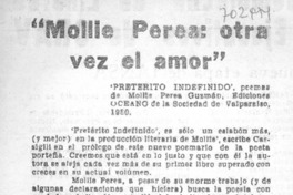Mollie Perea: otra vez el amor Mollie Perea: otra vez el amor