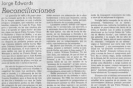 Reconciliaciones. Reconciliaciones.