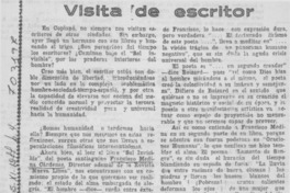 Visita de escritor.