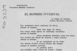 El hombre invernal. El hombre invernal.