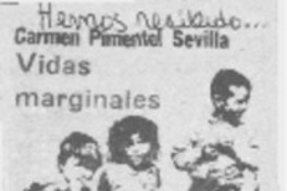 Vidas marginales. Vidas marginales.